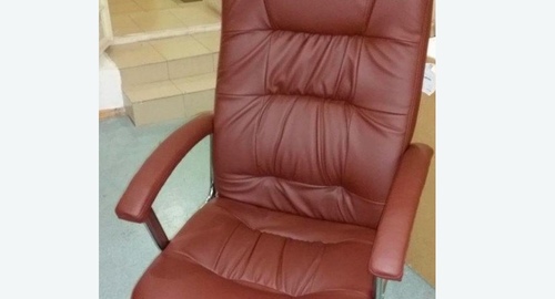 Обтяжка офисного кресла. Горки-2